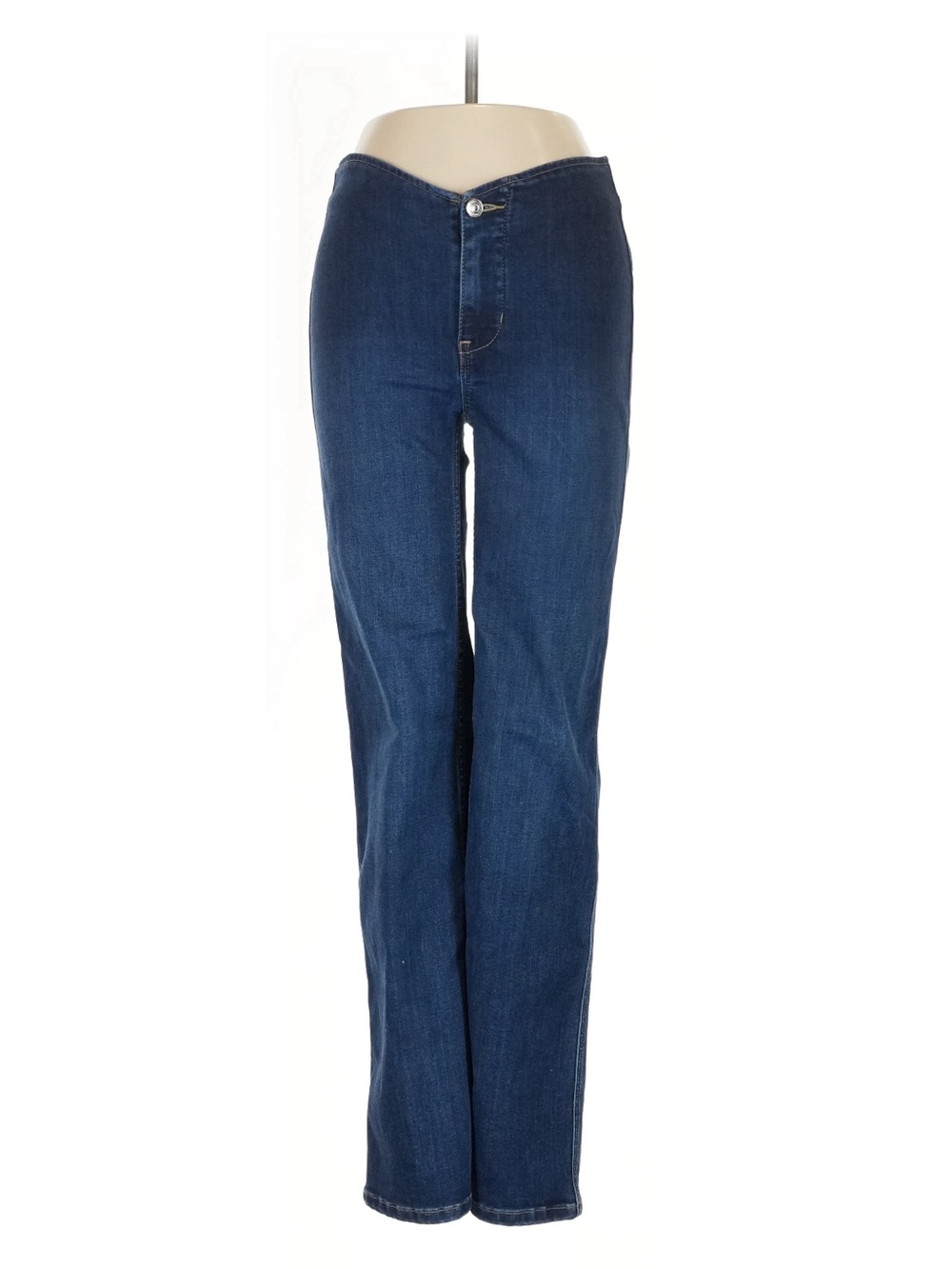 We The Free Mid To High Rise Dark Blue Boot-Cut Jeans